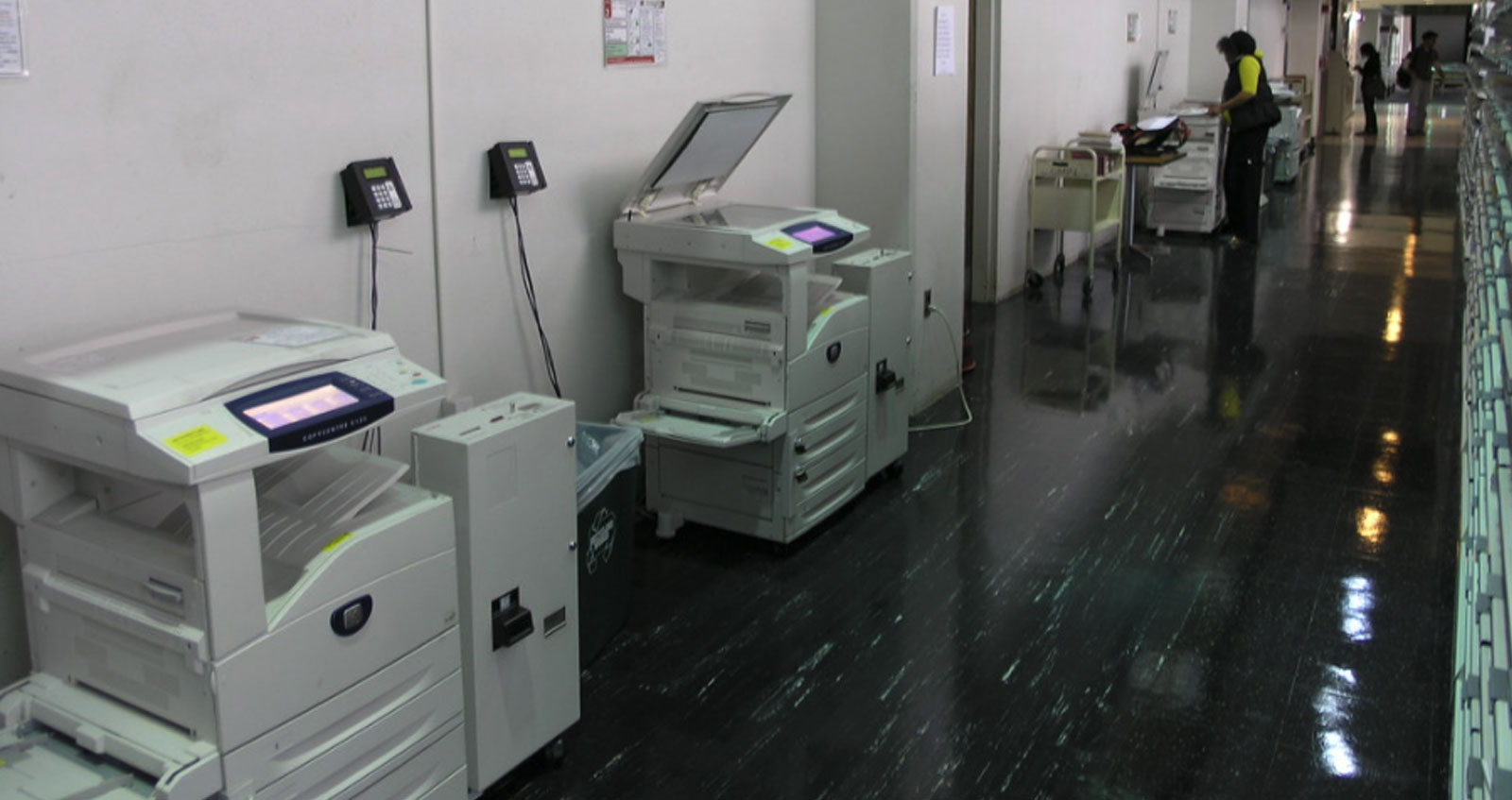 Managed print equipment and service documents