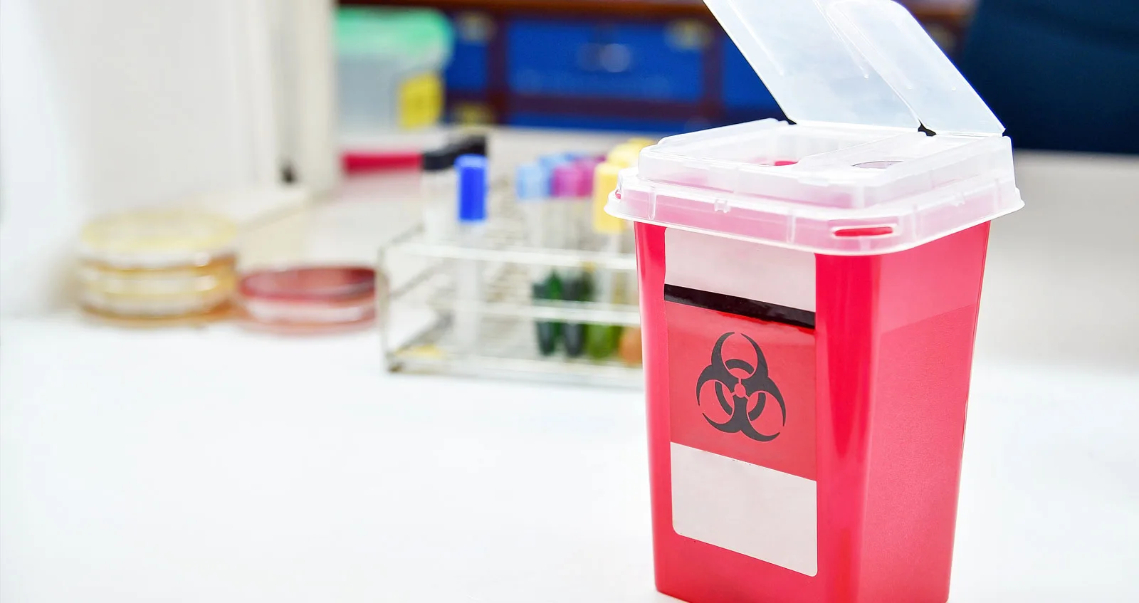 Sharps container